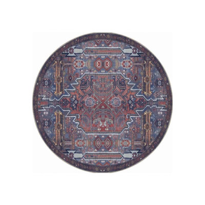 Tapis décoratif brun Ottilie