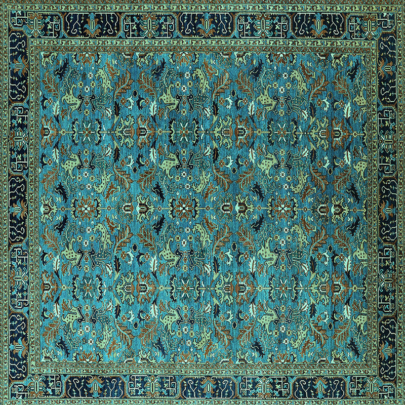 Stepplee Oriental Indoor Rug, Square 4'