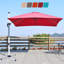 Parasol carré en porte-à-faux 10 pi x 120 po Fashage-1503067527