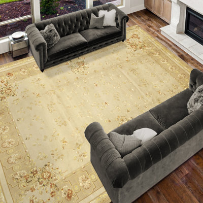 Tapis rectangulaire noué à la main