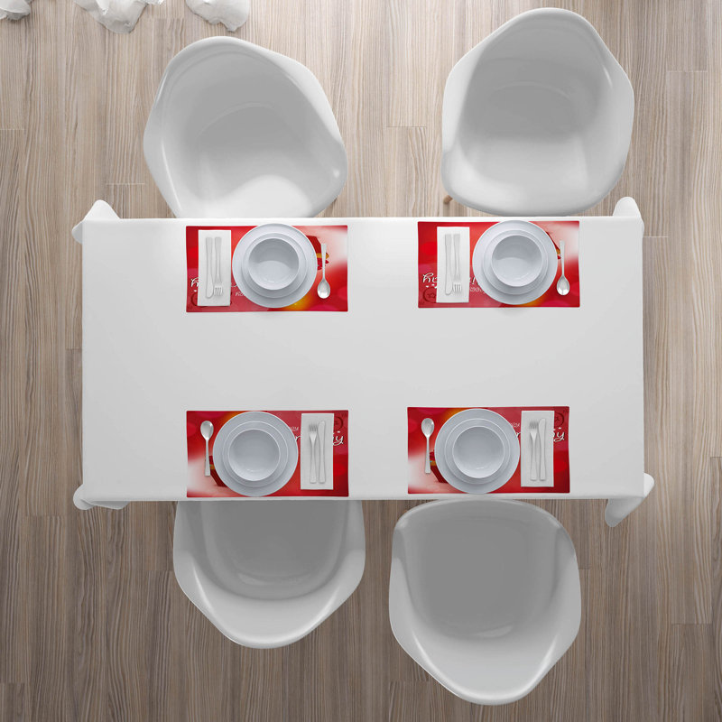 Polyester Food & Drink Rectangle Placemat