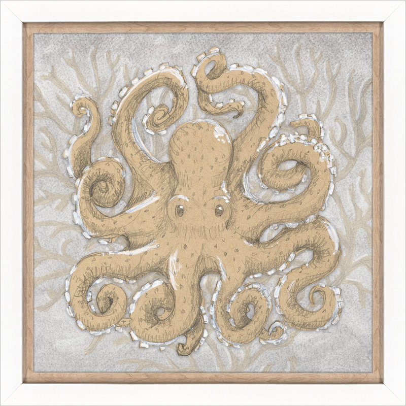 Octopus Dessin 1, art encadré