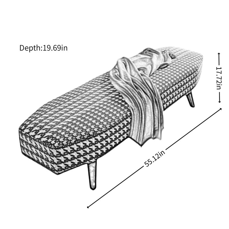 Banc moderne et simple