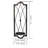 Gothic Candle Sconce Set Of 2 -Gold Black Metal Wall Candle Holder-Rustic Home Deco
