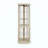 Lighted Corner Curio Cabinet - Elegant Glass Display Case For Living Room & Bar Storage - Perfect For Antique Collections & Wine - Includes Built-In Lighting-613008648
