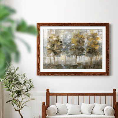 Linen Trees - Peinture encadrée