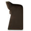 Tabouret de bar rembourré 24 po en velours 24 po entièrement assemblé avec accoudoirs-1623175926
