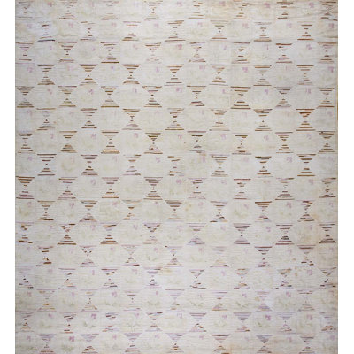 Tapis en laine crocheté American Antique