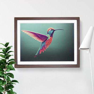 Interesting Hummingbird - Framed Print