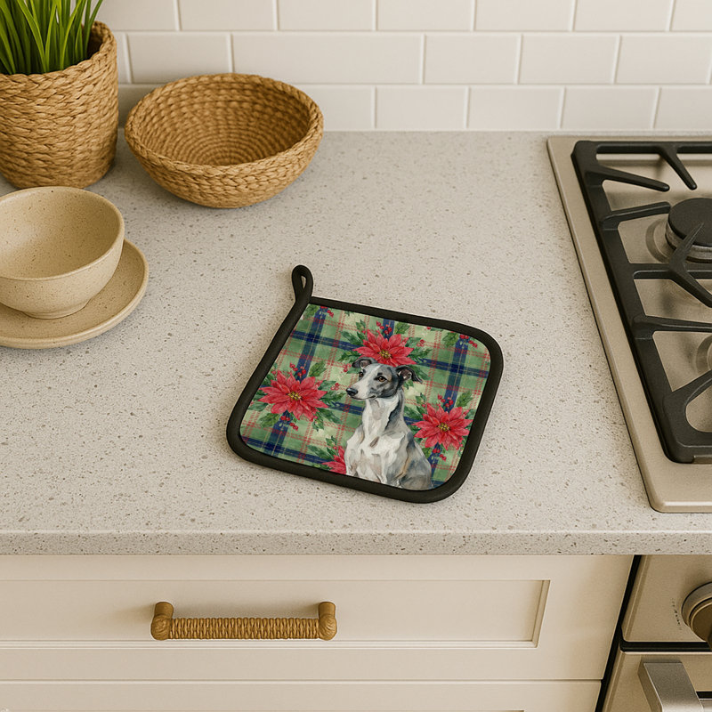 Paire de porte-casseroles noir et blanc