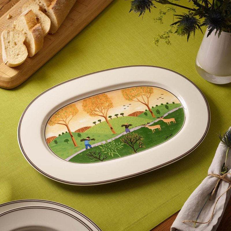 Plateau ovale Villeroy & Boch Design Naif