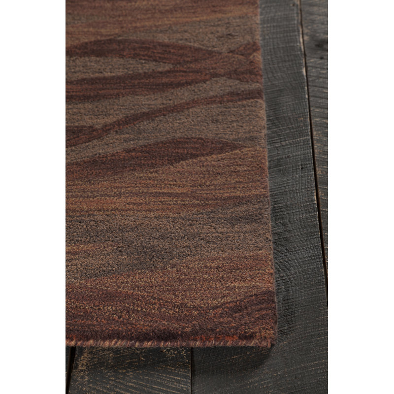Navyan Brown/Orange Area Rug, Rectangle 7'9" x 10'6", Blue/Yellow/Gold/Green