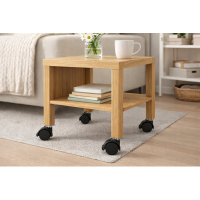 Set of 4 Swivel Caster Wheels with Brake – 1.5" Furniture Casters with Mounting Plate & Screws