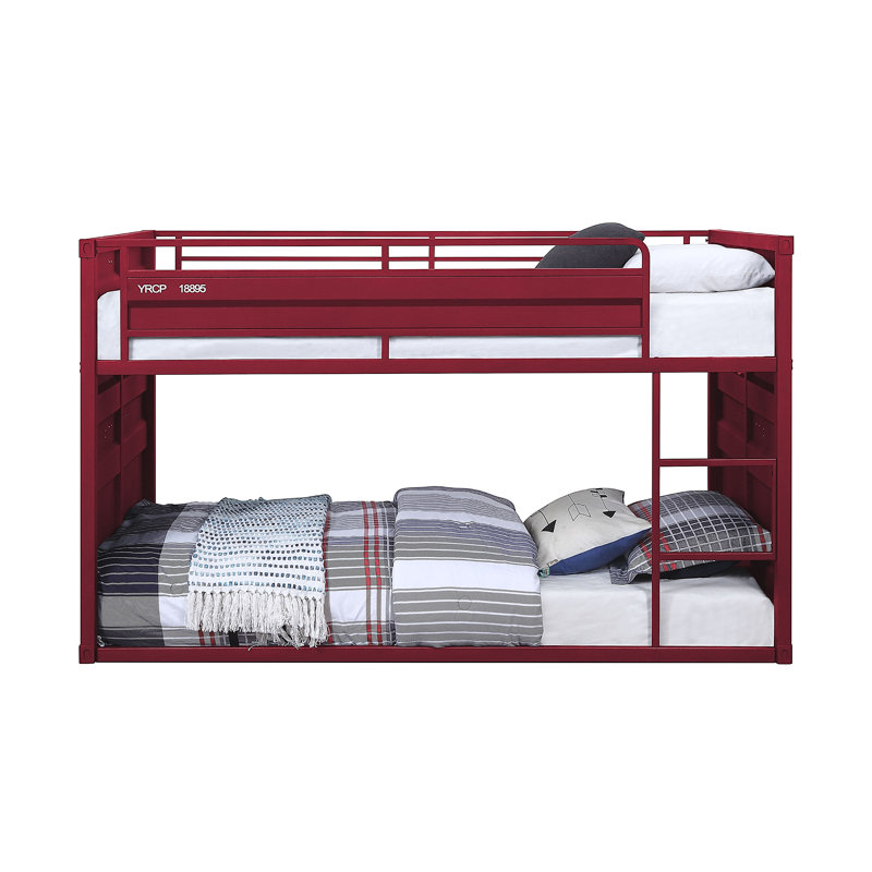 Twin/Twin Bunk Bed, Red