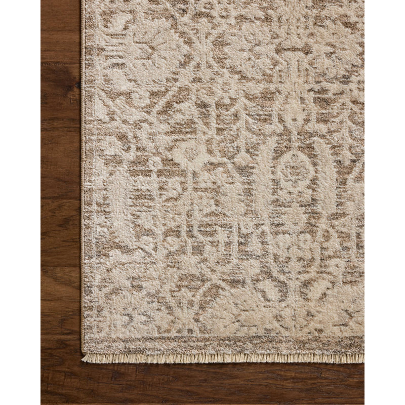 Loloi Clarisse Fog / Bone Area Rug, Rectangle 7'10" x 10'2"