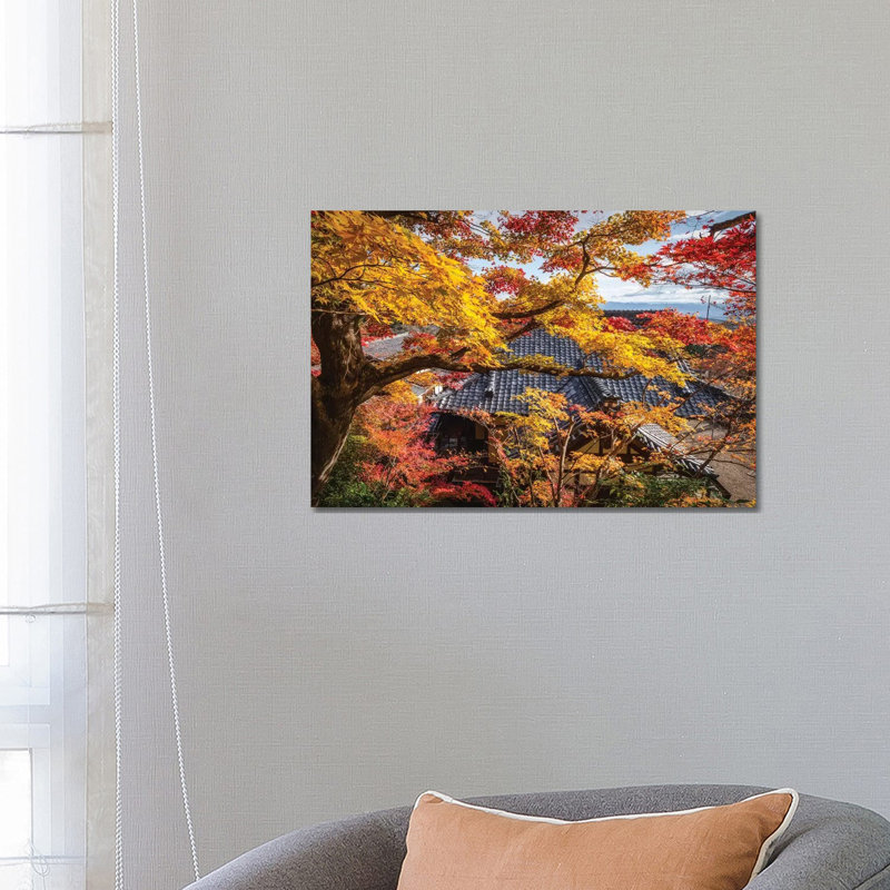 Autumn In Japan XXIV by Daisuke Uematsu - Print on Canvas, 45.72cm H x 66.04cm W x 3.81cm D, Wrapped Canvas