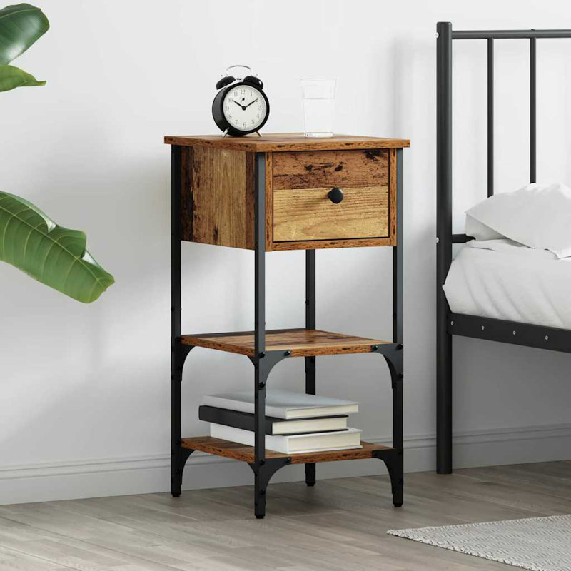 Bedside Cabinet, Old Wood
