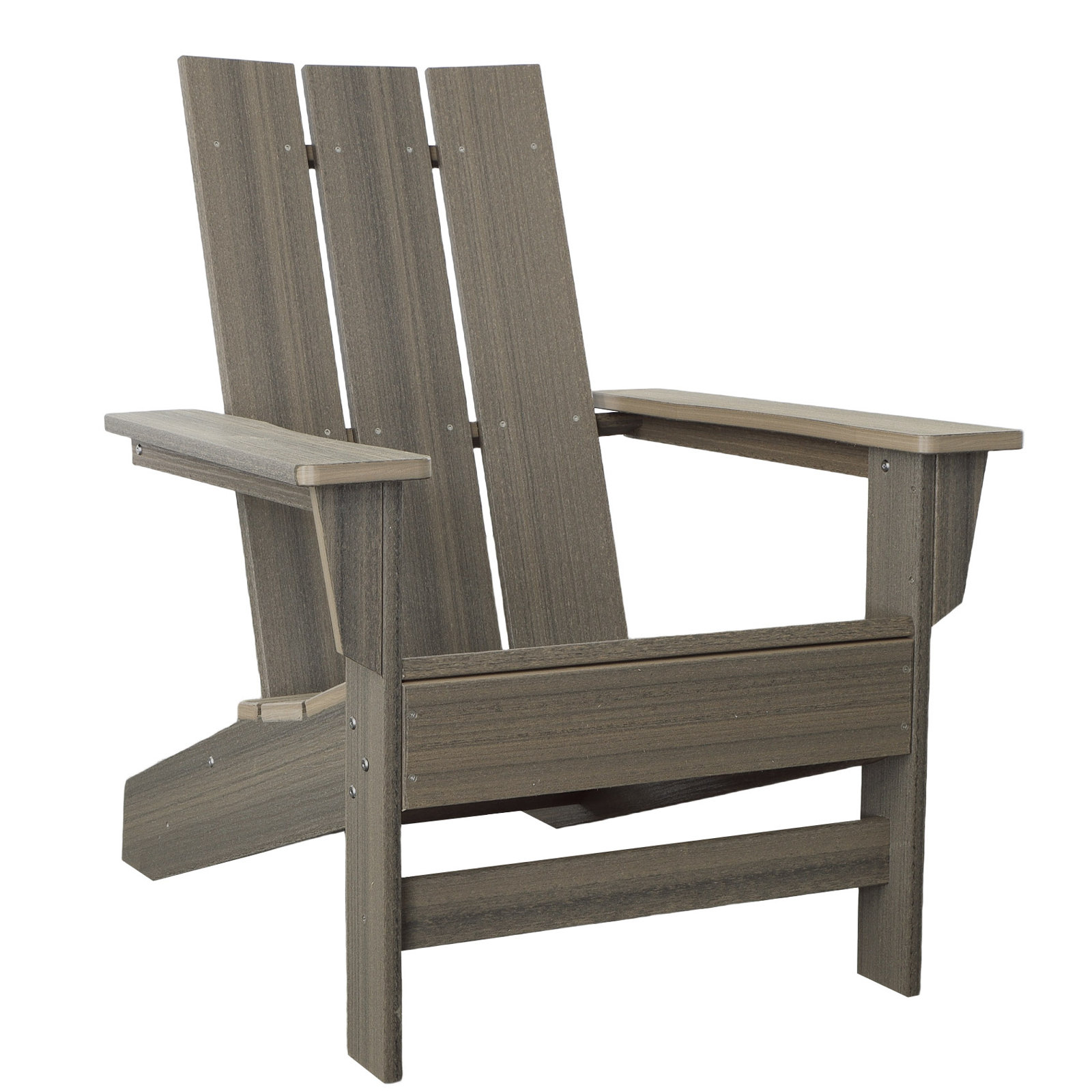 Ratcliff All-Weather HDPE Adirondack Chair, Coastal Gray