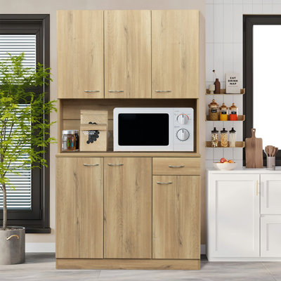 Garde-manger 71 po avec station de charge et tablettes réglables