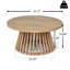 Table basse de patio en bois d'acacia-1026477982
