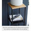 Solid Wood Pedestal End Table with Storage-89062291