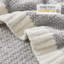  Jeté tricoté réversible Heather Knit-109868402-109868407
