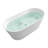 67" Premium Solid Surface Deep Soaking Bathtub