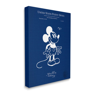 " Cartoon Mouse Character Blueprint " by Karl Hronek
