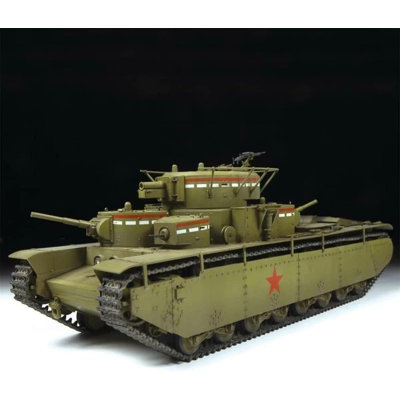 ZVEZDA 3665 - Soviet Heavy Tank T-35 - Plastic Model Kit Scale 1/35 Lenght 10.9"/ 27.7 cm 478 Parts