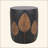 Outdoor Lightweight Concrete Side Table With Leaf Pattern, Durable And Stylish For Patio Decor