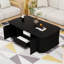 Table basse avec tiroirs et rangement caché-108305096
