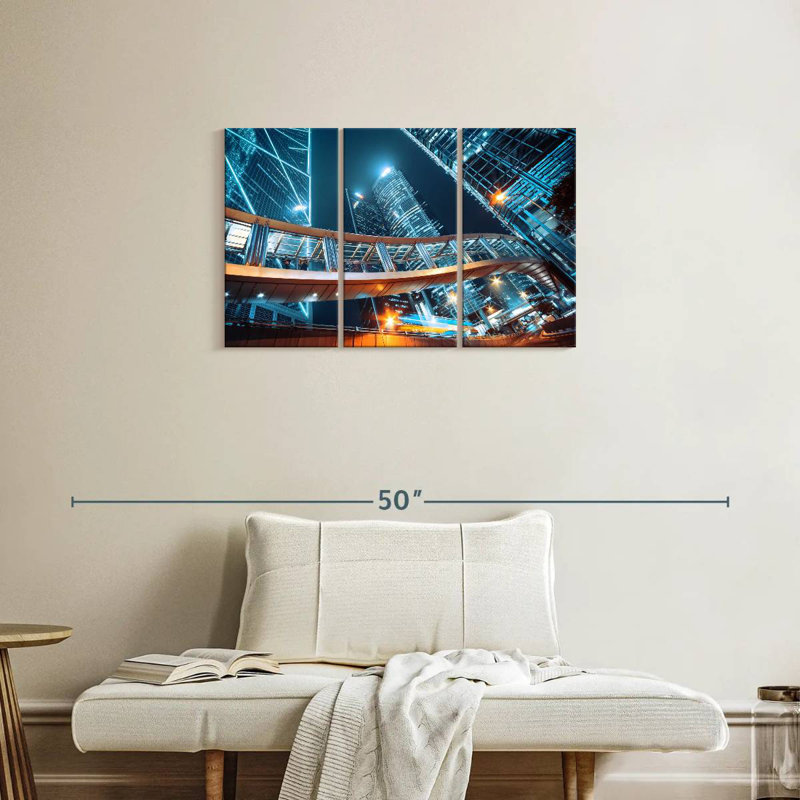 Hong Kong Footbridge, 20" H x 33" W