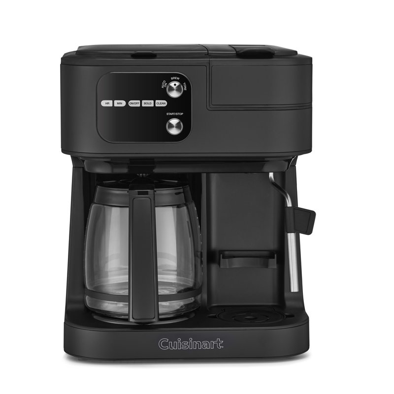 Cuisinart Coffee Center Barista Bar 4-in-1 Coffeemaker, Single-Serve Coffee, Espresso & Nespresso Capsule Compatible, 12 cups