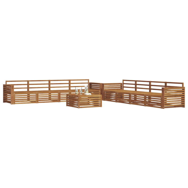 337cm Wide Patio Sectional Set