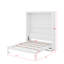Lit escamotable double avec tablettes