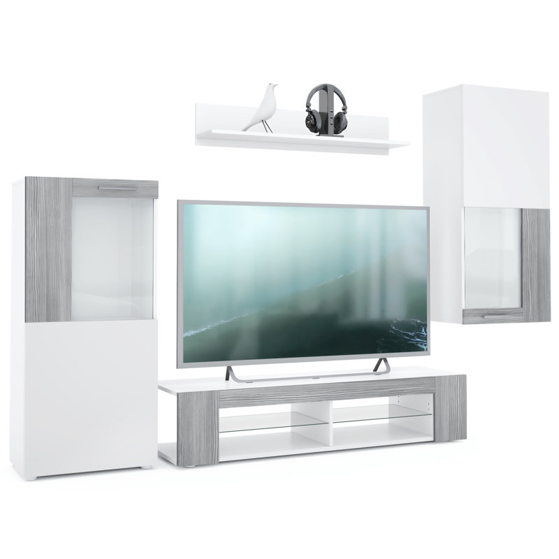 Killion Entertainment Unit, Avola anthracite/White (matt)