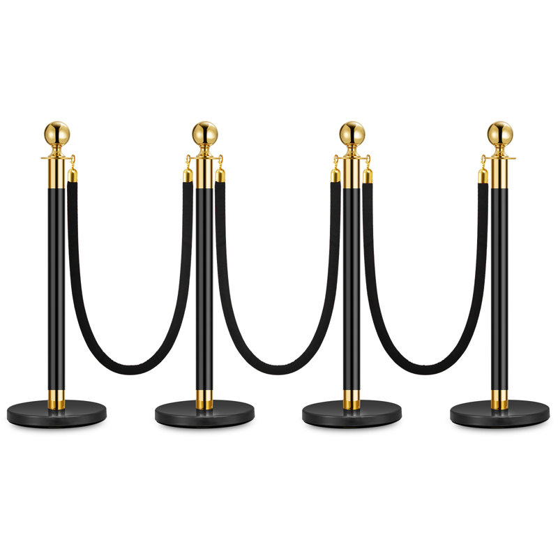 Iron, Steel Stanchion, 20.5 cm H x 34 cm W x 82 cm D
