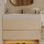 Wall Mounted Single Double Single Vanity Bathroom Vanity With Faux Marble Top-579319769-579319770