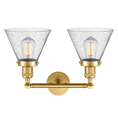 Éclairage pour meuble-lavabo de salle de bain 2 lumières Cone