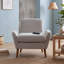 Fauteuil d'appoint rembourré avec pieds-2018883694