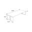 Bureau en bois massif pour 4 personnes