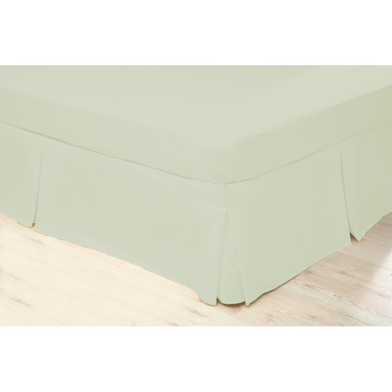 200 TC 50/50 Percale Polycotton Bed Skirt, Super King (6'), Apple