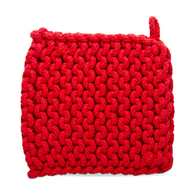 Crochet trivet châtaignier