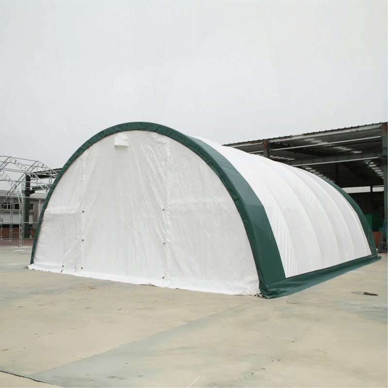 Abri de rangement simple en treillis l 30 pi x l 65 pi x H 15 pi PE, H 180 po x l 780 po x P 360 po