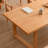 Brown Rectangular Solid Wood Dining Table-1708410046