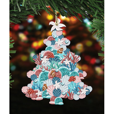 5'' Handmade Wood Holiday Shaped Ornament
