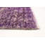Tapis de la zone en laine 9 pi 2 po x 12 pi 8 po "one-of-kind" noué la 1980 mauve Barrone