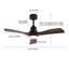 Lustre ventilateur de plafond moderne à DEL 42 po avec télécommande Jhamarion-2092615411