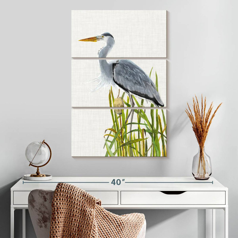 Brampt Waterbirds And Cattails II