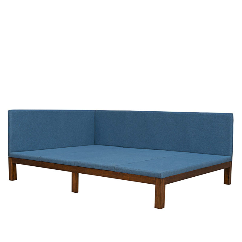 Vassily Upholstered Daybed, Blue